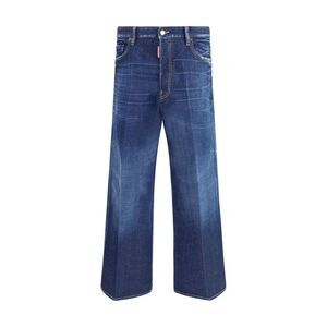 Dsquared² Cool Guy Wide Leg Jeans Men Blue Jeans & Pants